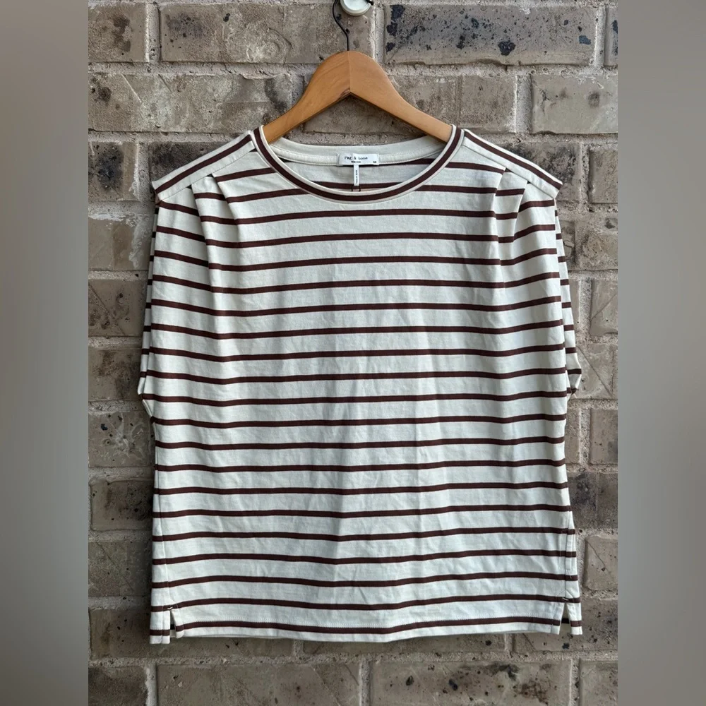 rag & bone NWT
Mica Stripe Tank Brownstripe Sz S - Picture 7 of 16